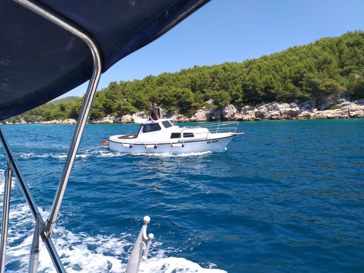 Familien Ferienhaus Vir Croatia 150M Strand Restaurant Einkaufen Εξωτερικό φωτογραφία